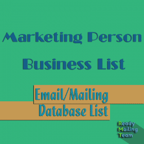 Marketing Person Business Database List