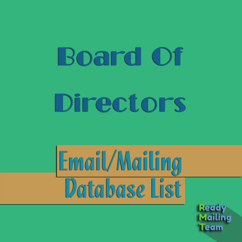 Board Of Directors Email List Ready Mailing Team