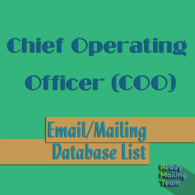 Chief Operating Officer Email List