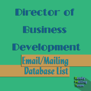 Director of Business Development Email List