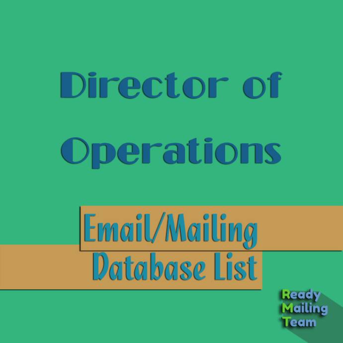 Director of Operations Email List