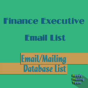 Finance Executive Email List