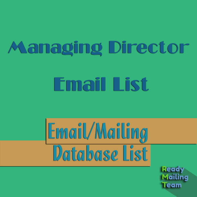 Managing Director Email List