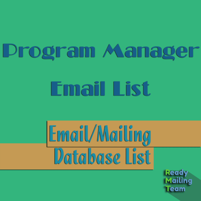 Program Manager Email List