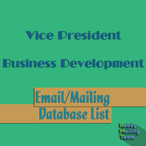 Vice President Business Development Email List