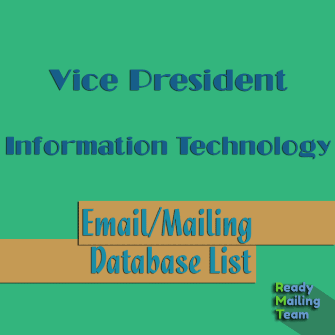 Vice President Information Technology Email List