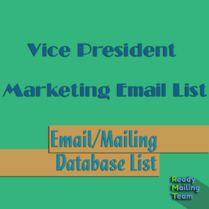 Vice President Marketing Email List